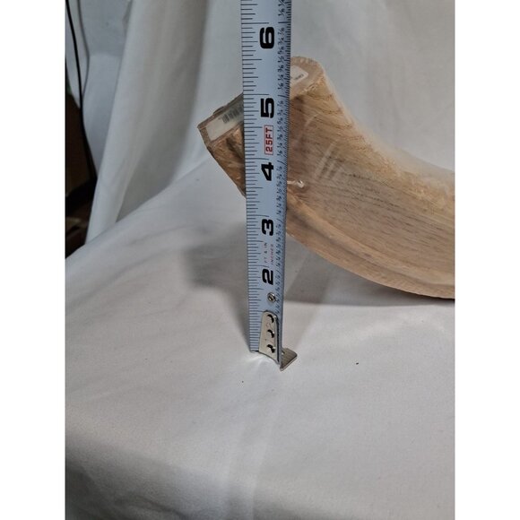 Babcock Stair Handrail 4-7/8” Fitting LEFT -Hand Turnout Wood Oak Unfinished - Picture 9 of 10